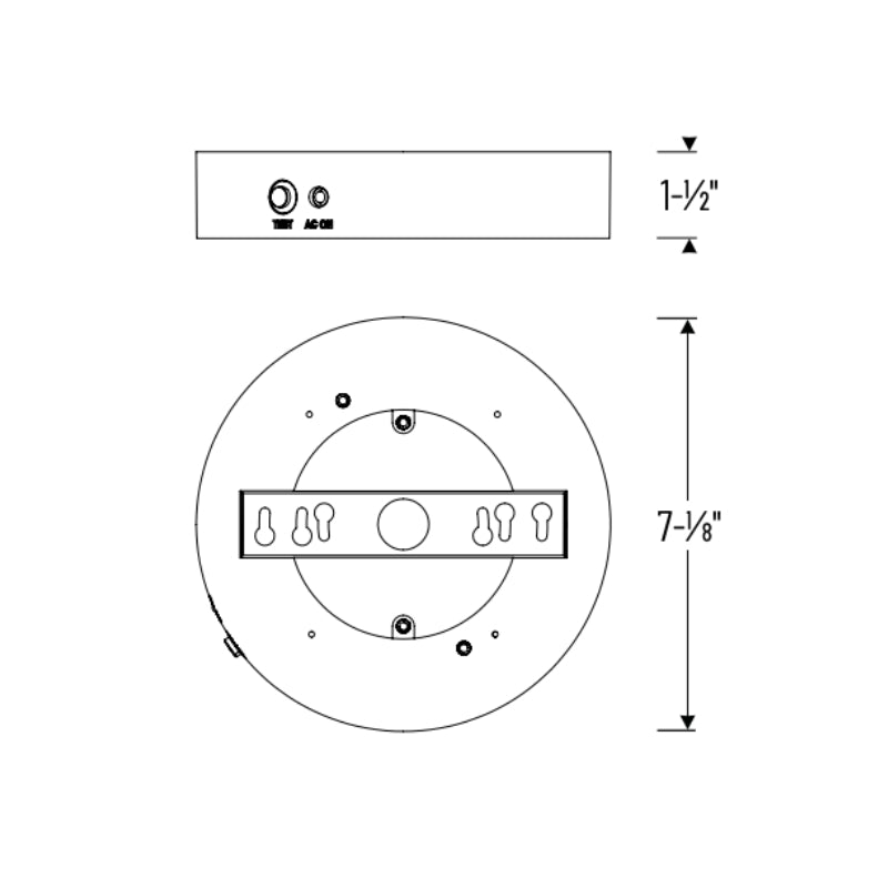 Nora NSEM-6WD Enclosure with Emergency Driver for 6" ELO & ELO+