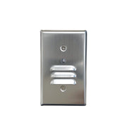 Nora NSW-6619PC Mini LED Step Light with Photocell, Louvered Face Plate