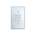 Nora NSW-6619 Mini LED Step Light, Louvered Face Plate - White