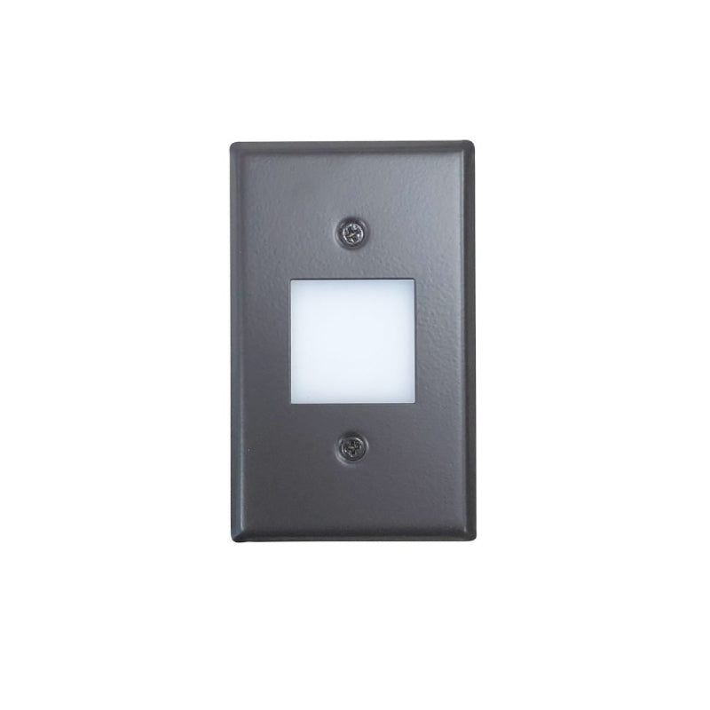 Nora NSW-6629 Mini LED Step Light, Lensed Face Plate - Bronze