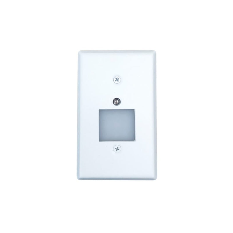 Nora NSW-6629PC Mini LED Step Light with Photocell, Lensed Face Plate - White