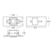 Nora NSW-6629PC Mini LED Step Light with Photocell, Lensed Face Plate