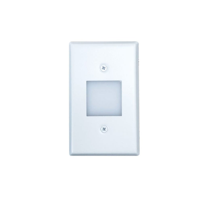 Nora NSW-6629 Mini LED Step Light, Lensed Face Plate - White
