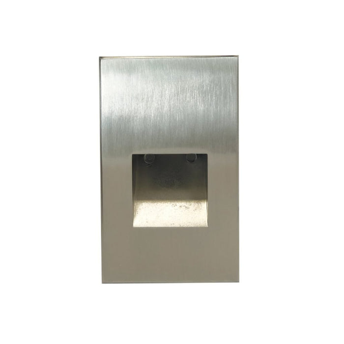 Nora NSW-730 Ari LED Step Light with Vertical Face Plate, 3000K - Brushed Nickel