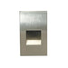 Nora NSW-730 Ari LED Step Light with Vertical Face Plate, 3000K - Brushed Nickel