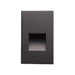Nora NSW-730 Ari LED Step Light with Vertical Face Plate, 3000K - Deep Bronze