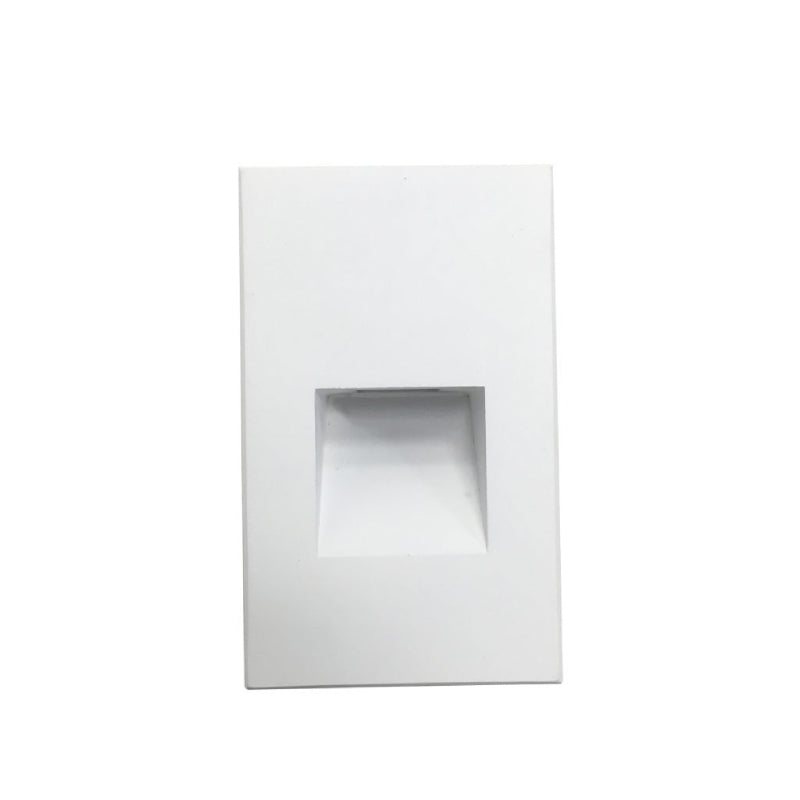 Nora NSW-730 Ari LED Step Light with Vertical Face Plate, 3000K - White