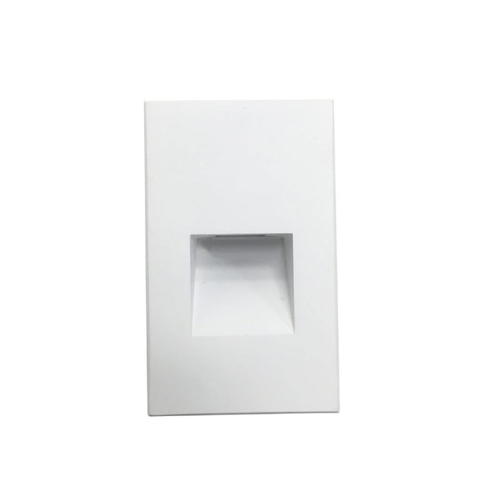 Nora NSW-730 Ari LED Step Light with Vertical Face Plate, 3000K - White