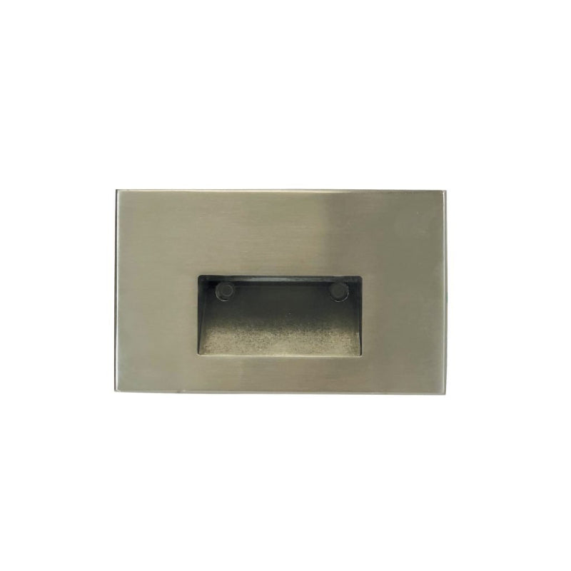 Nora NSW-740 Ari LED Step Light with Horizontal Face Plate - Brushed Nickel