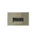 Nora NSW-740 Ari LED Step Light with Horizontal Face Plate - Brushed Nickel