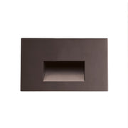 Nora NSW-740 Ari LED Step Light with Horizontal Face Plate - Bronze