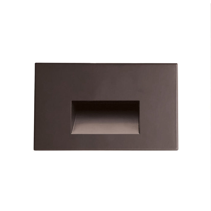 Nora NSW-740 Ari LED Step Light with Horizontal Face Plate - Bronze