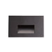 Nora NSW-740 Ari LED Step Light with Horizontal Face Plate - Deep Bronze