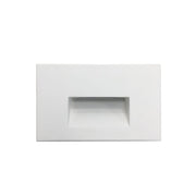 Nora NSW-740 Ari LED Step Light with Horizontal Face Plate  White
