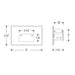Nora NSW-740 Ari LED Step Light with Horizontal Face Plate