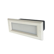 Nora NSW-842 Brick Lensed Face LED Step Light, 5CCT Selectable, 120-277V - White