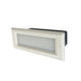 Nora NSW-842 Brick Lensed Face LED Step Light, 5CCT Selectable, 120-277V - White
