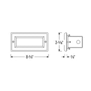Nora NSW-842 Brick Lensed Face LED Step Light, 5CCT Selectable, 120-277V