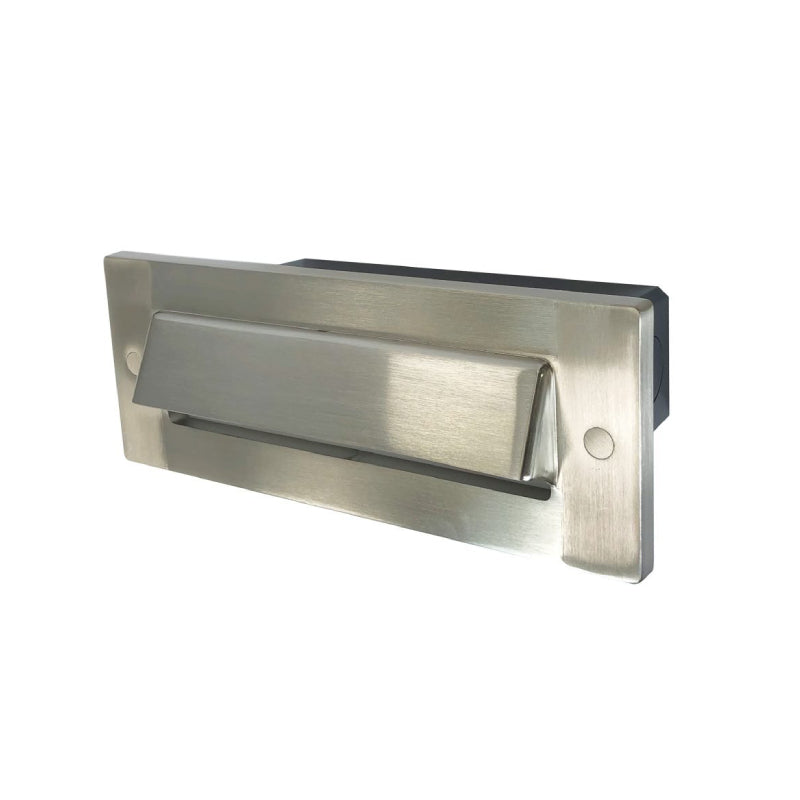 Nora NSW-843 Brick Shroud Face LED Step Light, 5CCT Selectable, 120-277V - Brushed Nickel