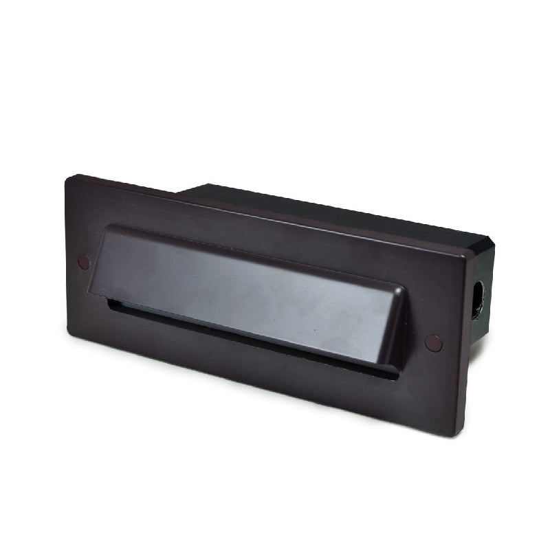 Nora NSW-843 Brick Shroud Face LED Step Light, 5CCT Selectable, 120-277V - Bronze
