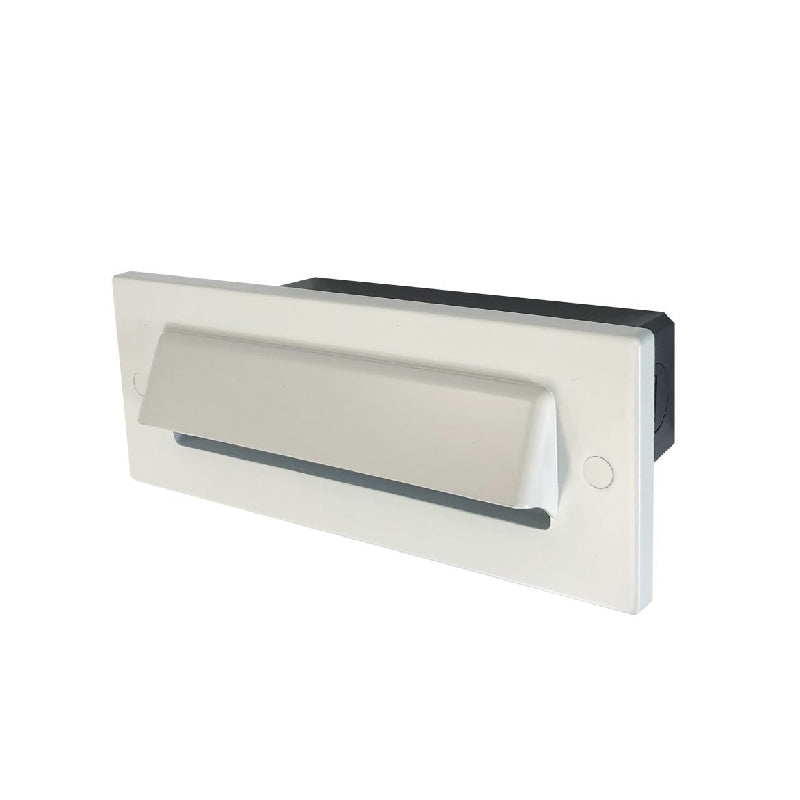 Nora NSW-843 Brick Shroud Face LED Step Light, 5CCT Selectable, 120-277V - White