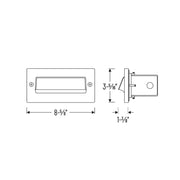 Nora NSW-843 Brick Shroud Face LED Step Light, 5CCT Selectable, 120-277V