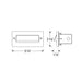 Nora NSW-843 Brick Shroud Face LED Step Light, 5CCT Selectable, 120-277V