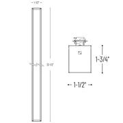 Nora NTE-LIN2TW T-Line 2-ft 20W Tunable LED Linear Track Head