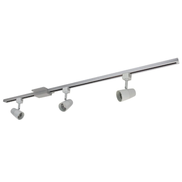 Nora NTLE-870 Mac 3 Head LED Track Pack, 800 lm -Silver