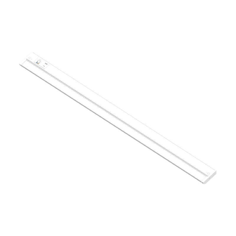 Nora NUDA-42TW 42" Adjustable LEDUR Under Cabinet w/ USB Port, 120V, 5CCT Selectable - White