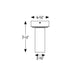 Nora NYLM-2SC iLENE 2" 15W LED Mini Cylinder, 1000 lm, Surface Mount, 120-277V 
