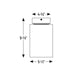 Nora NYLM-5SC iLENE 5" 40W LED Mini Cylinder, 2800 lm, Surface Mount, 120-277V