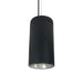 Nora NYLS3-6C Sapphire III 6" 16W LED Cylinder, 1500 lm, Cable Mount, 120V - Diffused Clear/Black/Black