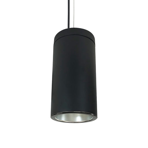Nora NYLS3-6C Sapphire III 6" 58W LED Cylinder, 5500 lm, Cable Mount, 120V - Diffused Clear/Black/Black