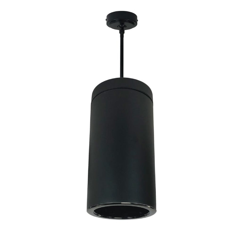 Nora NYLS3-6P Sapphire III 6" 58W LED Cylinder, 5500 lm, Stem Mount, 120V - Black/Black/Black