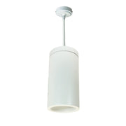 Nora NYLS3-6P Sapphire III 6" 36W LED Cylinder, 3500 lm, Stem Mount, 120V - White/White/White