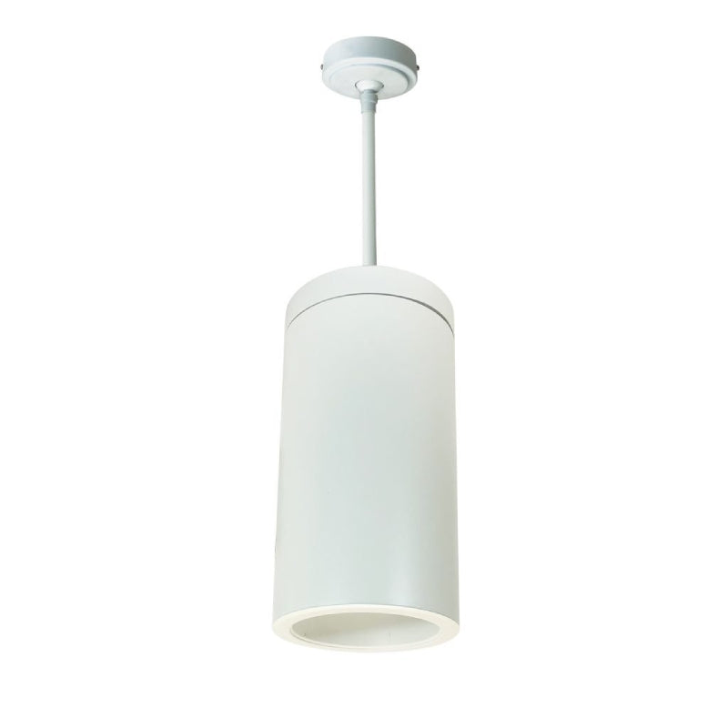 Nora NYLS3-6P Sapphire III 6" 36W LED Cylinder, 3500 lm, Stem Mount, 120V - White/White/White