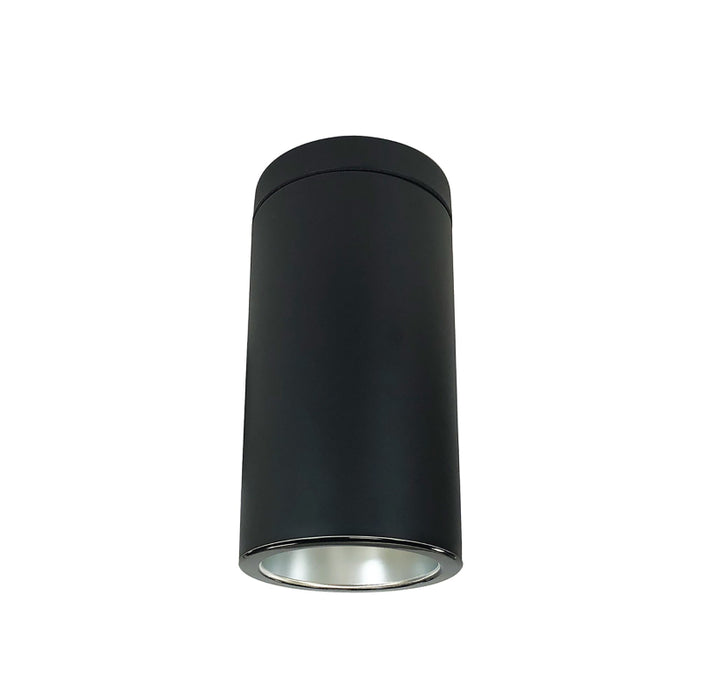 Nora NYLS3-6S Sapphire III 6" 44W LED Cylinder, 4500 lm, Surface Mount, 120V - Diffused Clear/Black/Black