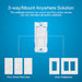 Lutron P-PKG1WS Caseta Smart Lighting 5-amp Single-pole/3-way Tap Master Smart Compatible Light Switch with Wall Plate