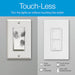 Lutron P-PKG1WS Caseta Smart Lighting 5-amp Single-pole/3-way Tap Master Smart Compatible Light Switch with Wall Plate