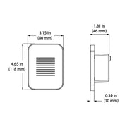 NICOR PRMC PrimeChime Plus 2 Mini Video Compatible Doorbell Chime Kit with Lighted Buttons
