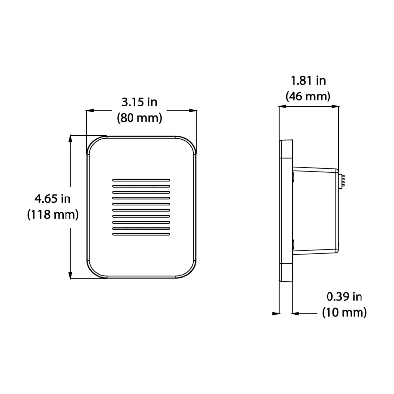 NICOR PRMC PrimeChime Plus 2 Mini Video Compatible Doorbell Chime Kit with Lighted Buttons