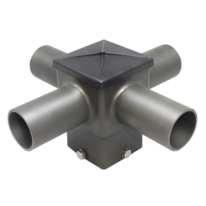 Westgate PSS4Q90HTZ Square Horizontal Tenons - 90°, 4" pole