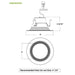 Elite REL438 4" LED Retrofit Downlight, 3 Lumens & 5CCT Selectable, 120V