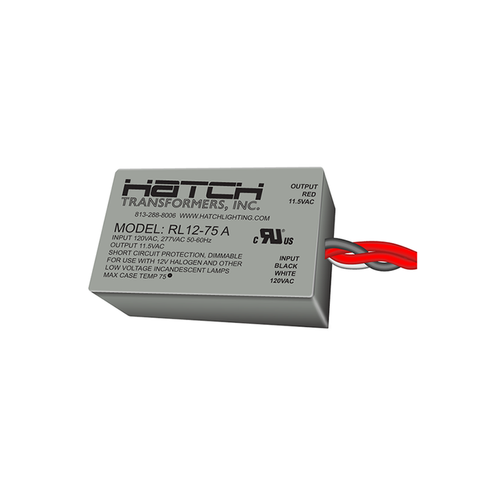 Hatch RL12-75A Dimmable Electronic Low Voltage Transformer