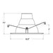 Elite RL531 5" LED Baffle Recessed Retrofit, 950 Lumens, Selectable CCT