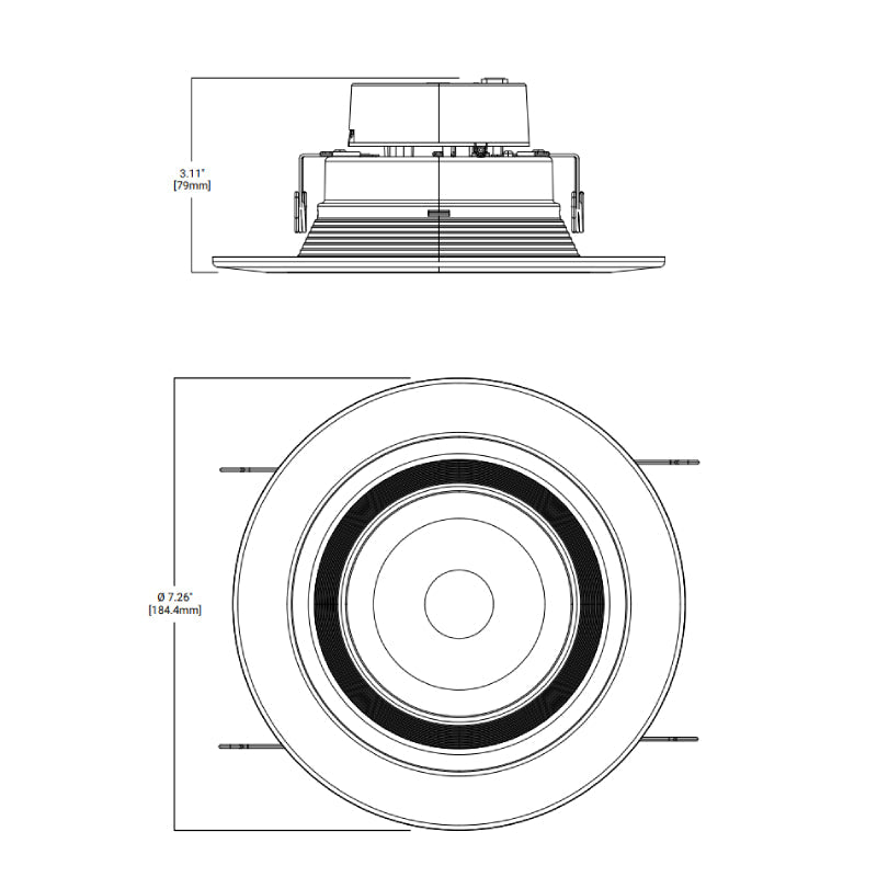 Halo RL5606 5"/6" Recessed LED Retrofit Module, 5CCT Selectable, Dim to Warm, 600 Lumens, 120V, Matte White
