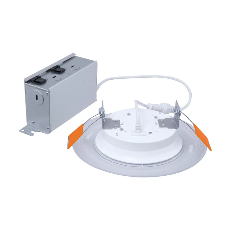 Halo RLNL610 6" Night Light LED Canless Direct Mount, CCT Selectable, D2W, 1000 Lumens, Dimmable, 120V, Matt White