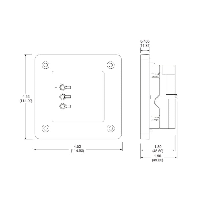 Lutron RMJS-PNE-DV Vive PowPak Phase Select Dimming Module