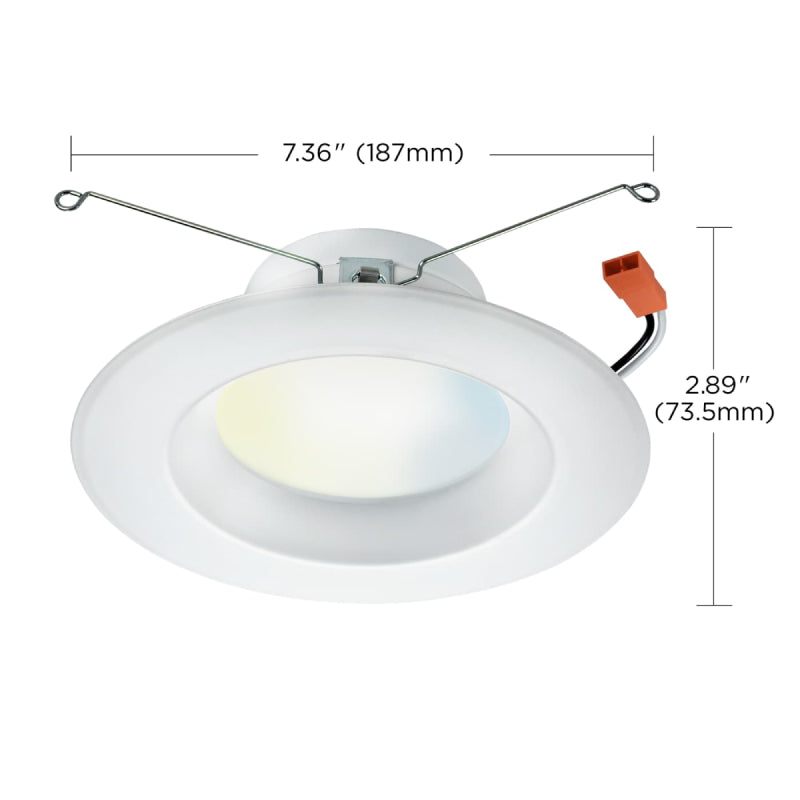 Satco S11260 5"/6" 10W LED Recessed Downlight, Tunable White, 120V